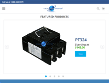 Tablet Screenshot of circuitbreakersuperstore.com